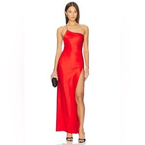 NWT Superdown Revolve Maxi Dress Cherry Red Size M